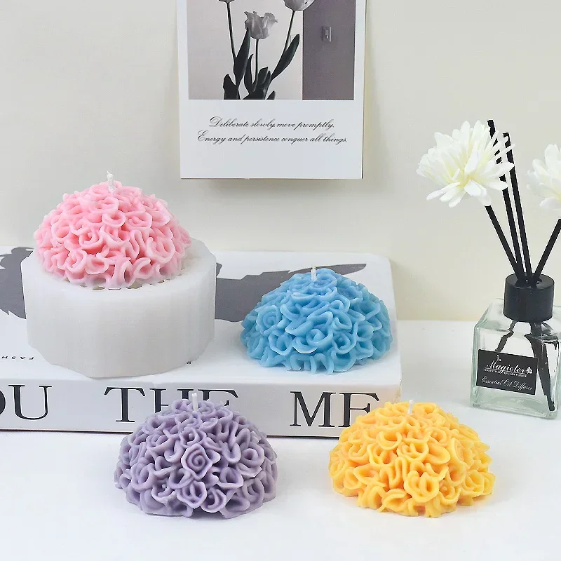 Candle Making Gel Wax - 1pc, pyramid drip silicone mold, candle
