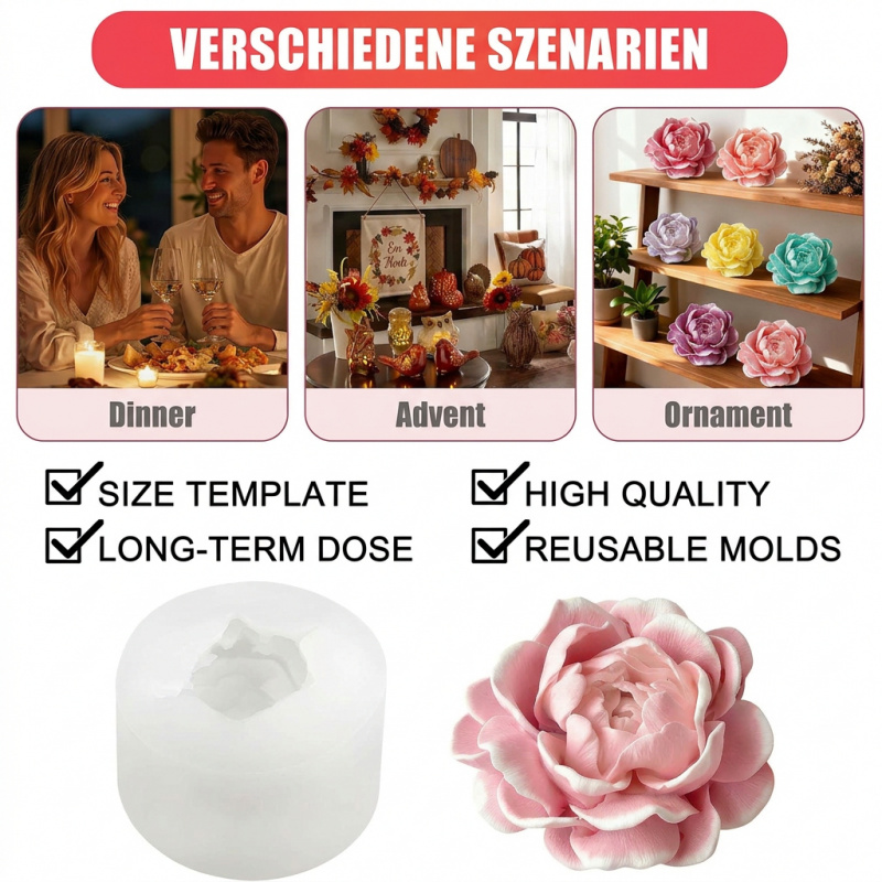 Jasmine flower candle silicone - مراجعة Candle Making Jug وسعره