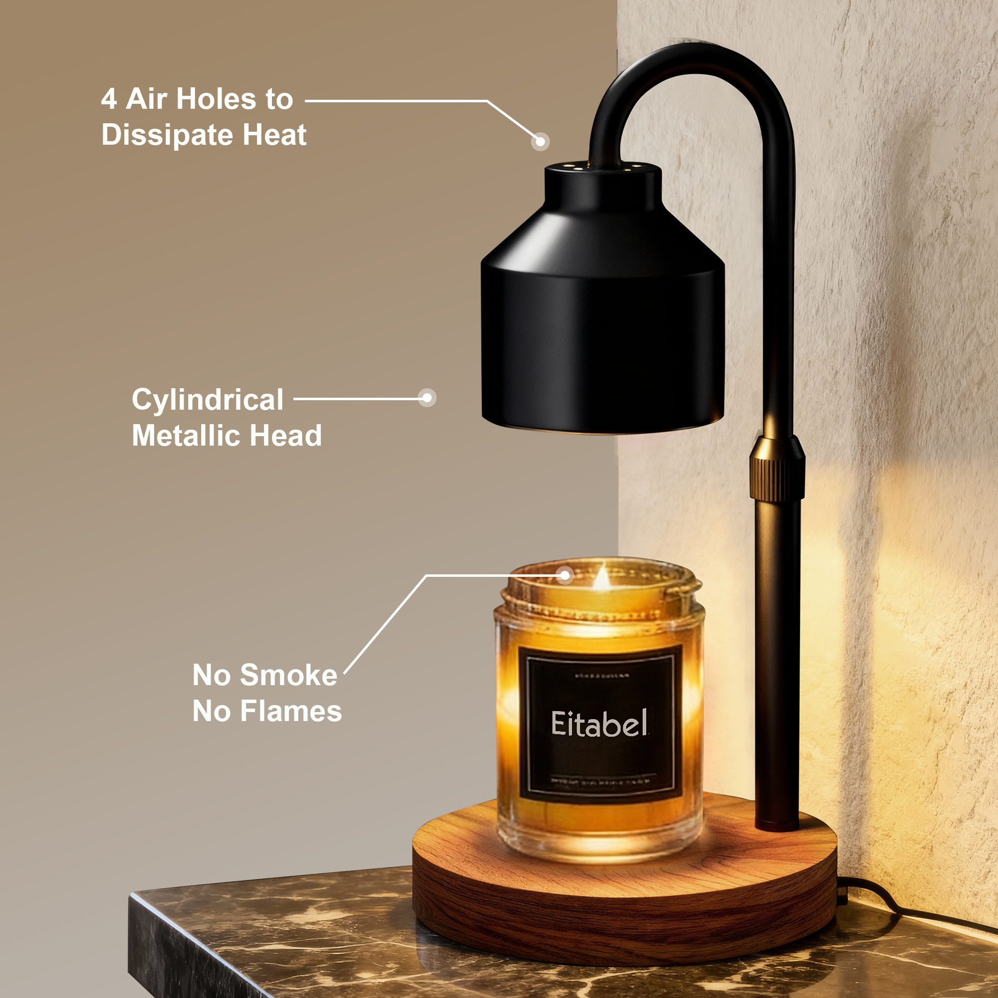 Atmospheric Wax Melting Lamp,  - مراجعة Candle Making Jug وسعره