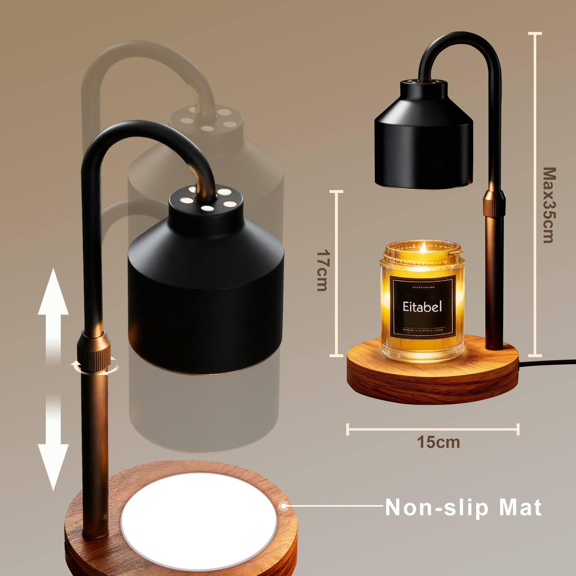 Atmospheric Wax Melting Lamp,  - مراجعة Candle Making Jug وسعره