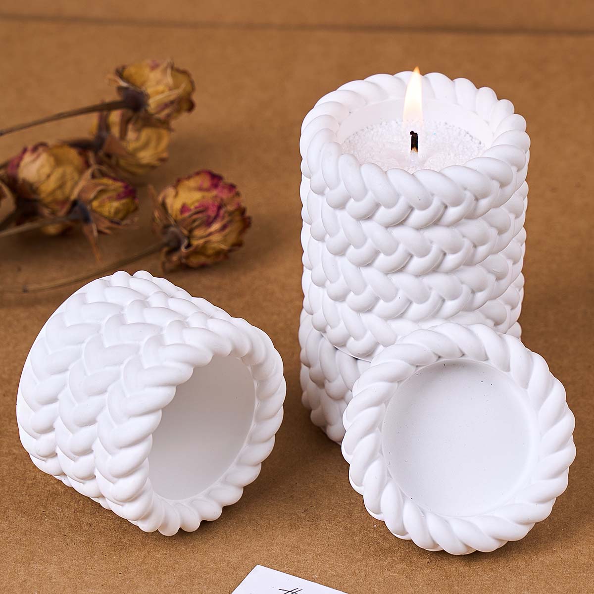 1/2/3/4 Floors Hemp Rope Candl - مراجعة Candle Making Jug وسعره