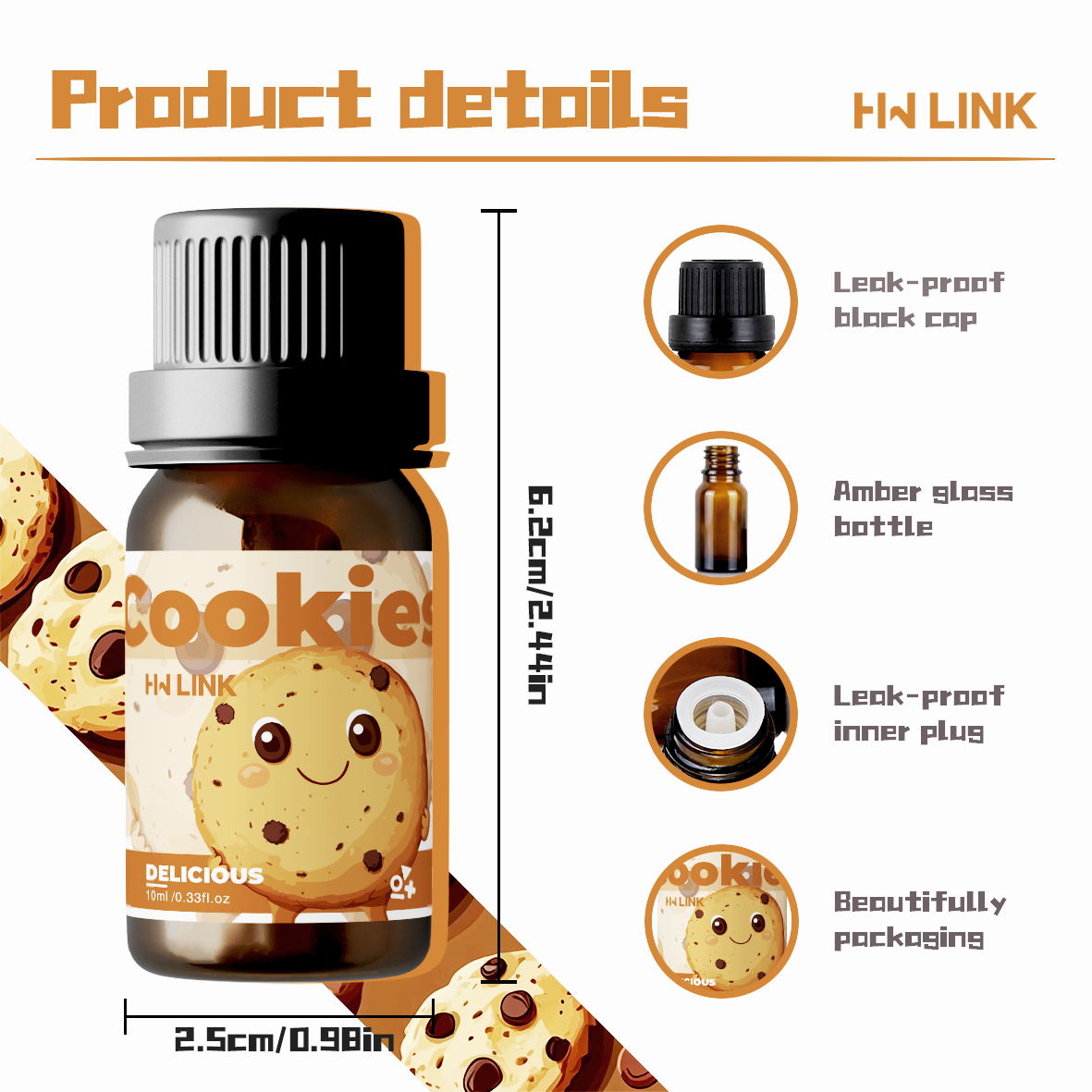 10ml Cookies Essential Oils  f - مراجعة Candle Making Essential Oil وسعره