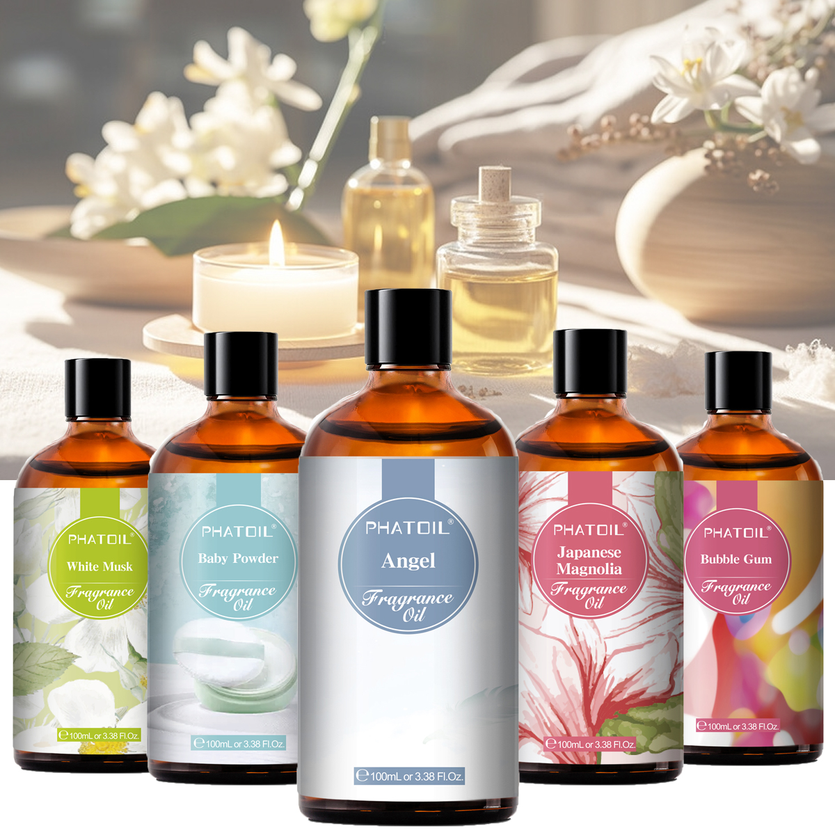 PHATOIL 100ml Aroma Fragrance  - مراجعة Candle Making Essential Oil وسعره