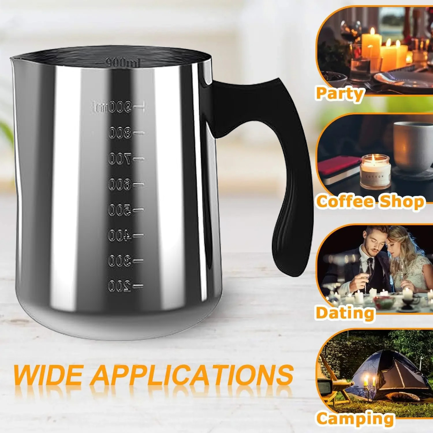 Candle Pouring Pot with Electr - مراجعة Candle Making Jug وسعره