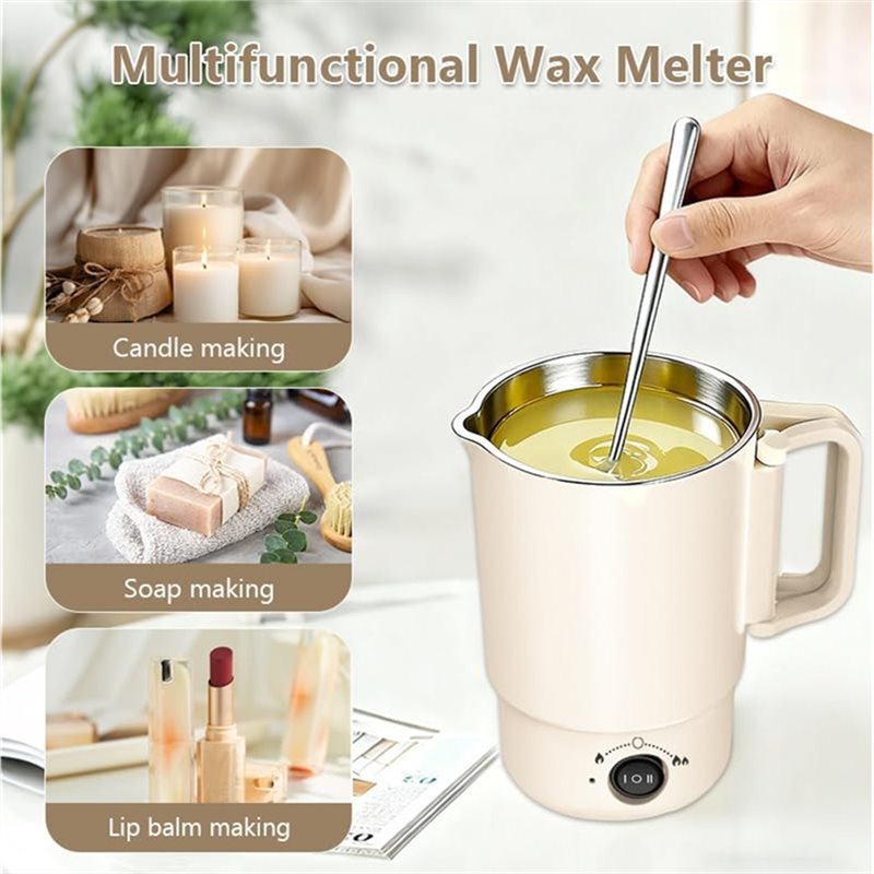A47U Electric Wax Melting Pot  - مراجعة Candle Making Jug وسعره