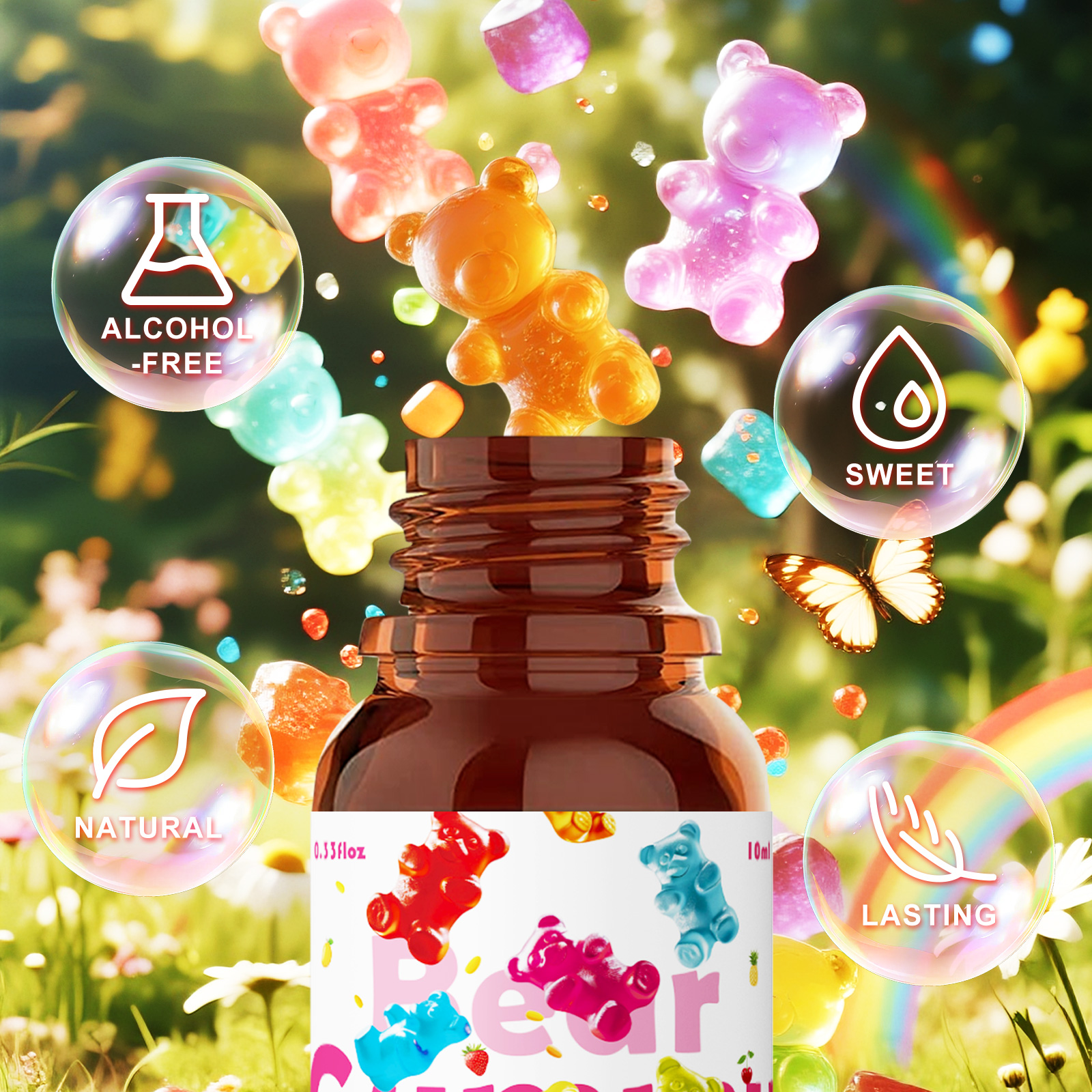 10ml Gummy Bear Fragrance Oil  - مراجعة Candle Making Essential Oil وسعره