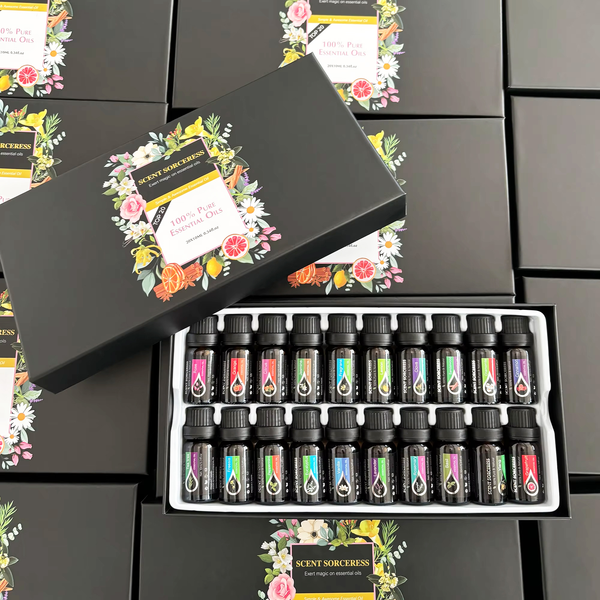 20pcs/set Essential Oil Set La - مراجعة Candle Making Essential Oil وسعره