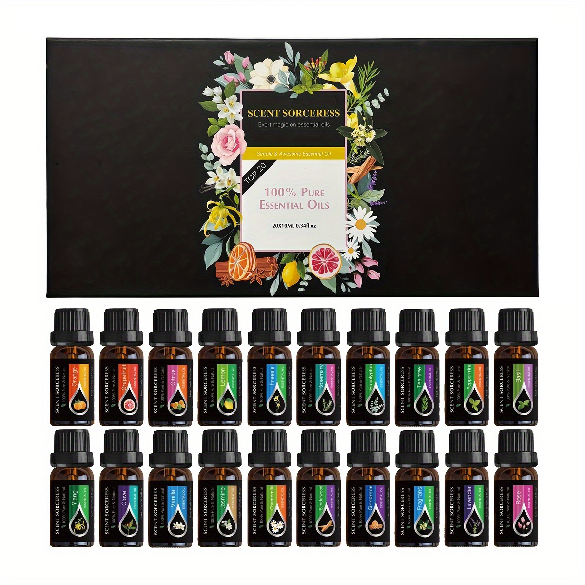 20pcs/set Essential Oil Set La - مراجعة Candle Making Essential Oil وسعره