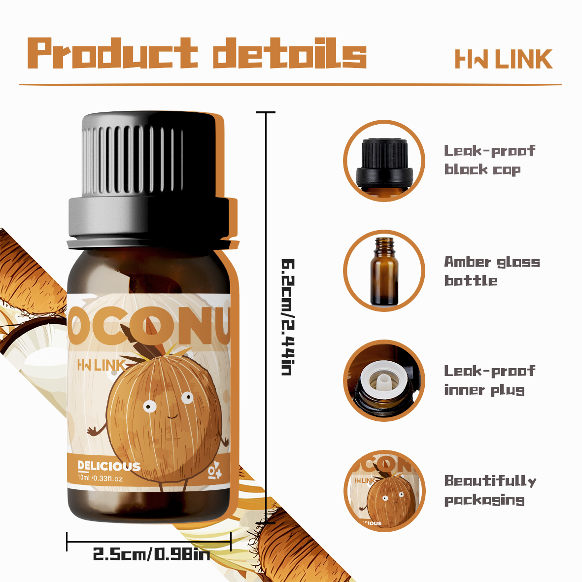 10ml Coconut Essential Oils No - مراجعة Candle Making Essential Oil وسعره