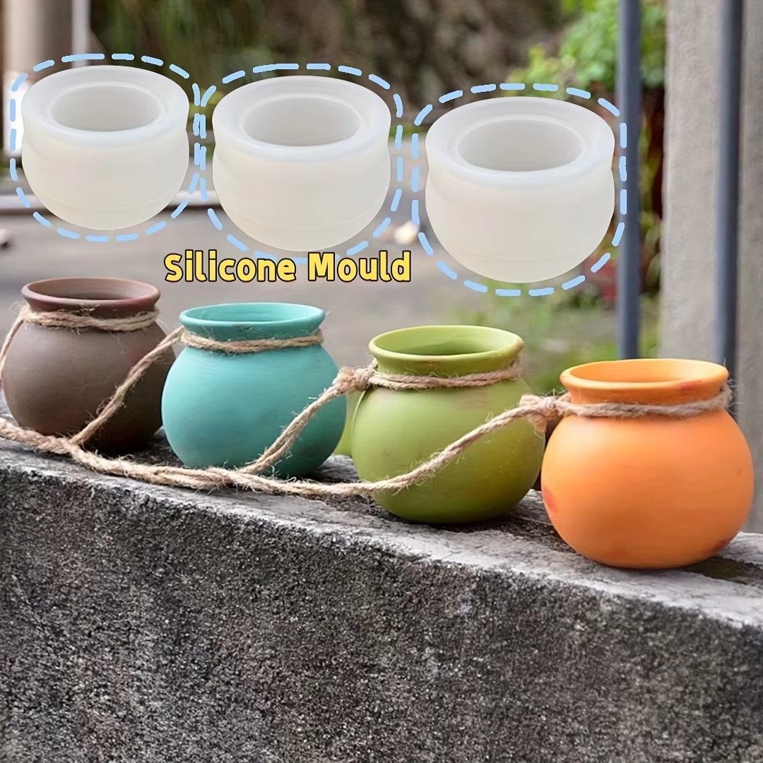 Silicone Flower Pot Molds, Res - مراجعة Candle Making Jug وسعره