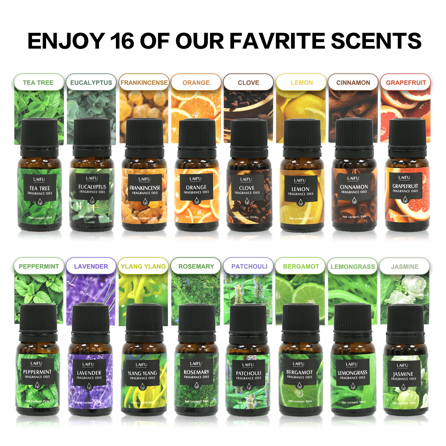 16x10ml Essential Oils Set for - مراجعة Candle Making Fragrances وسعره