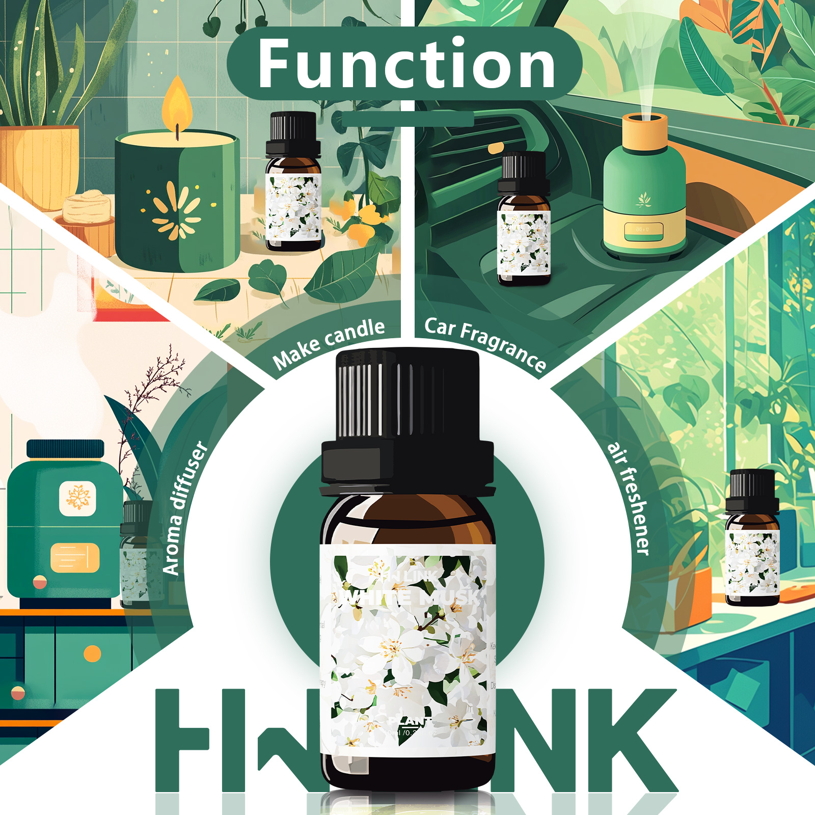 White Musk Essential Oils 10ml - مراجعة Candle Making Essential Oil وسعره