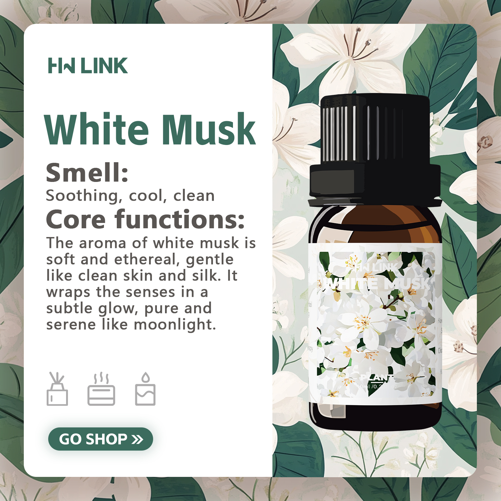 White Musk Essential Oils 10ml - مراجعة Candle Making Essential Oil وسعره