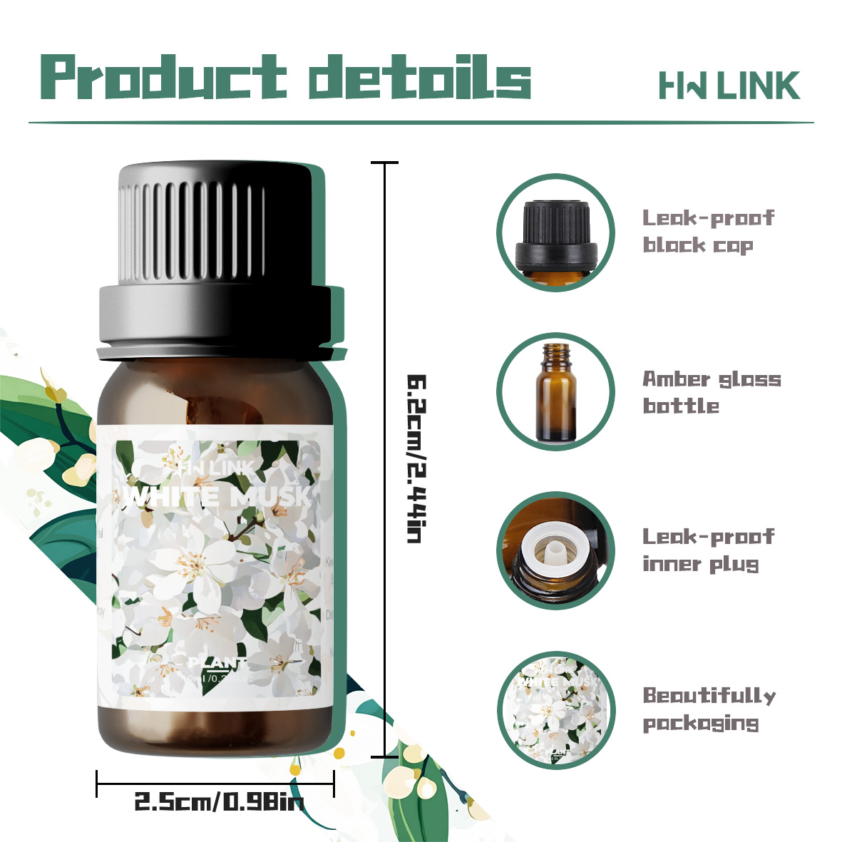 White Musk Essential Oils 10ml - مراجعة Candle Making Essential Oil وسعره