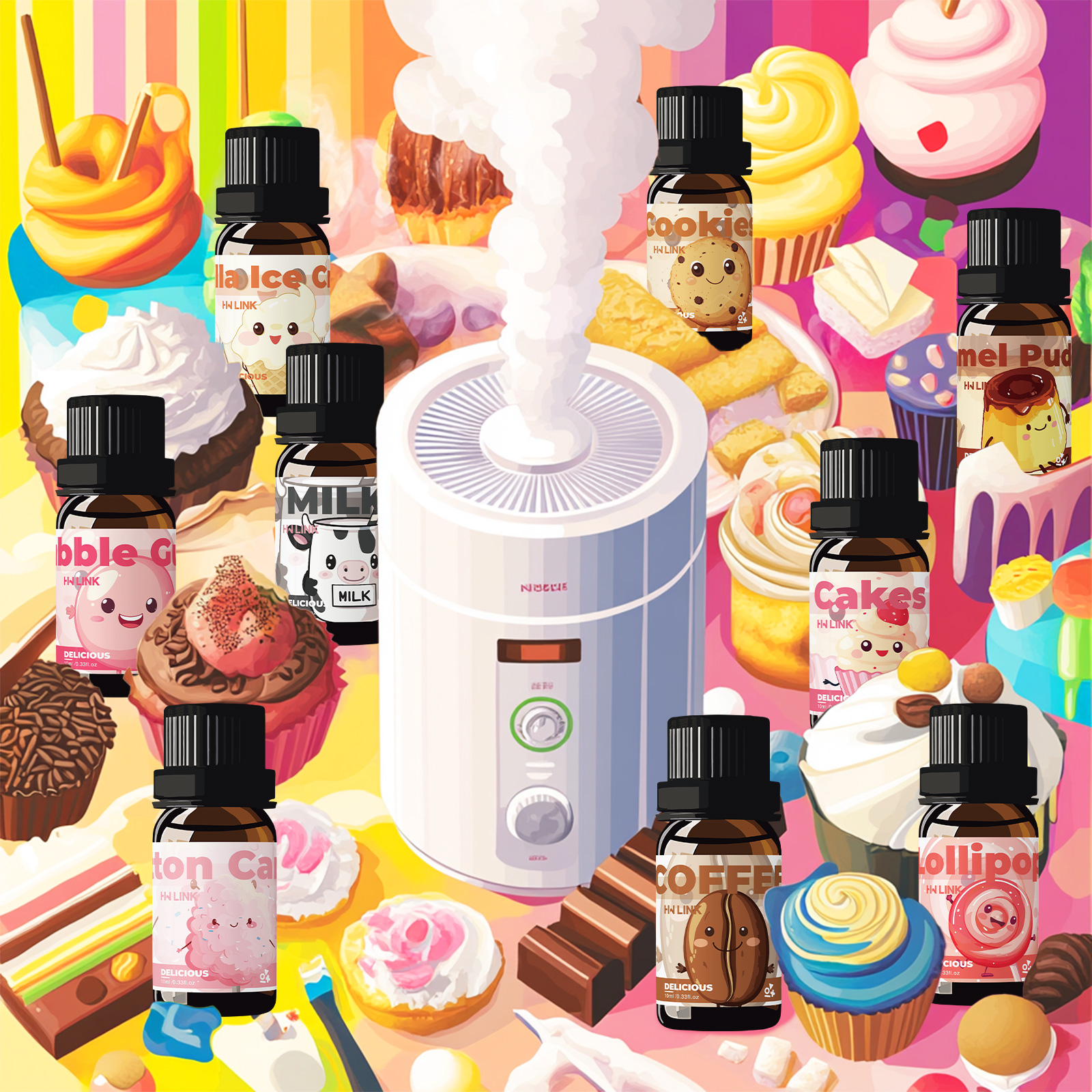 10ml Cakes Essential Oils Cand - مراجعة Candle Making Essential Oil وسعره