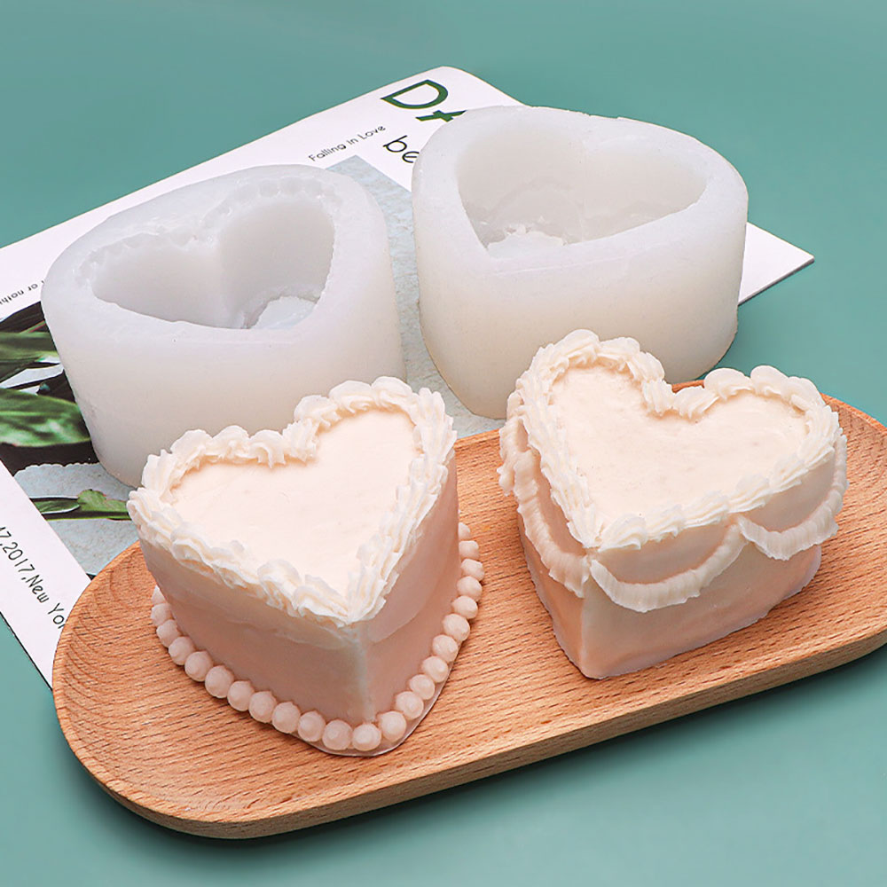 For Fun Heart Cake Shaped Cand - مراجعة Candle Making Gel Wax وسعره