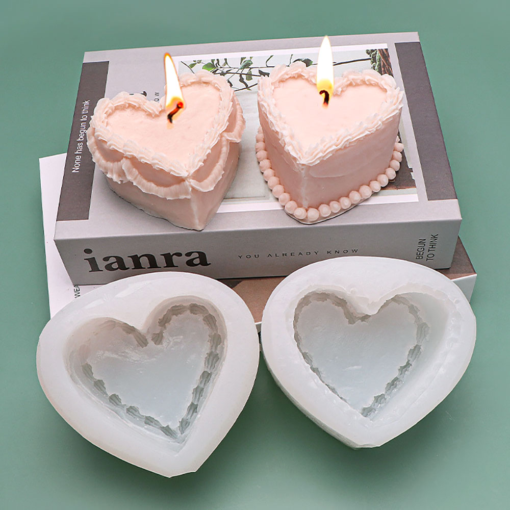 For Fun Heart Cake Shaped Cand - مراجعة Candle Making Gel Wax وسعره
