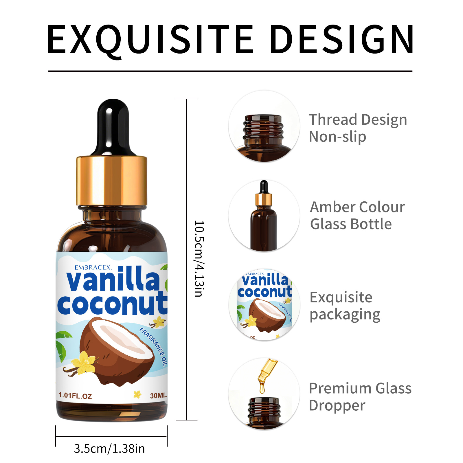 30ml Vanilla Coconut Essential - مراجعة Candle Making Essential Oil وسعره