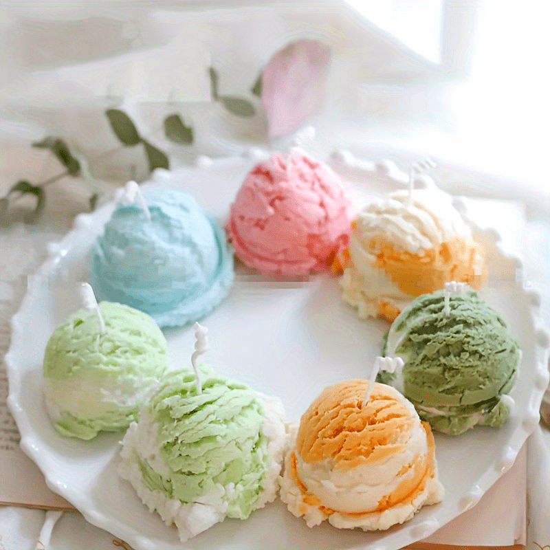 Ice Cream Spherical Candle Mak - مراجعة Candle Making Gel Wax وسعره