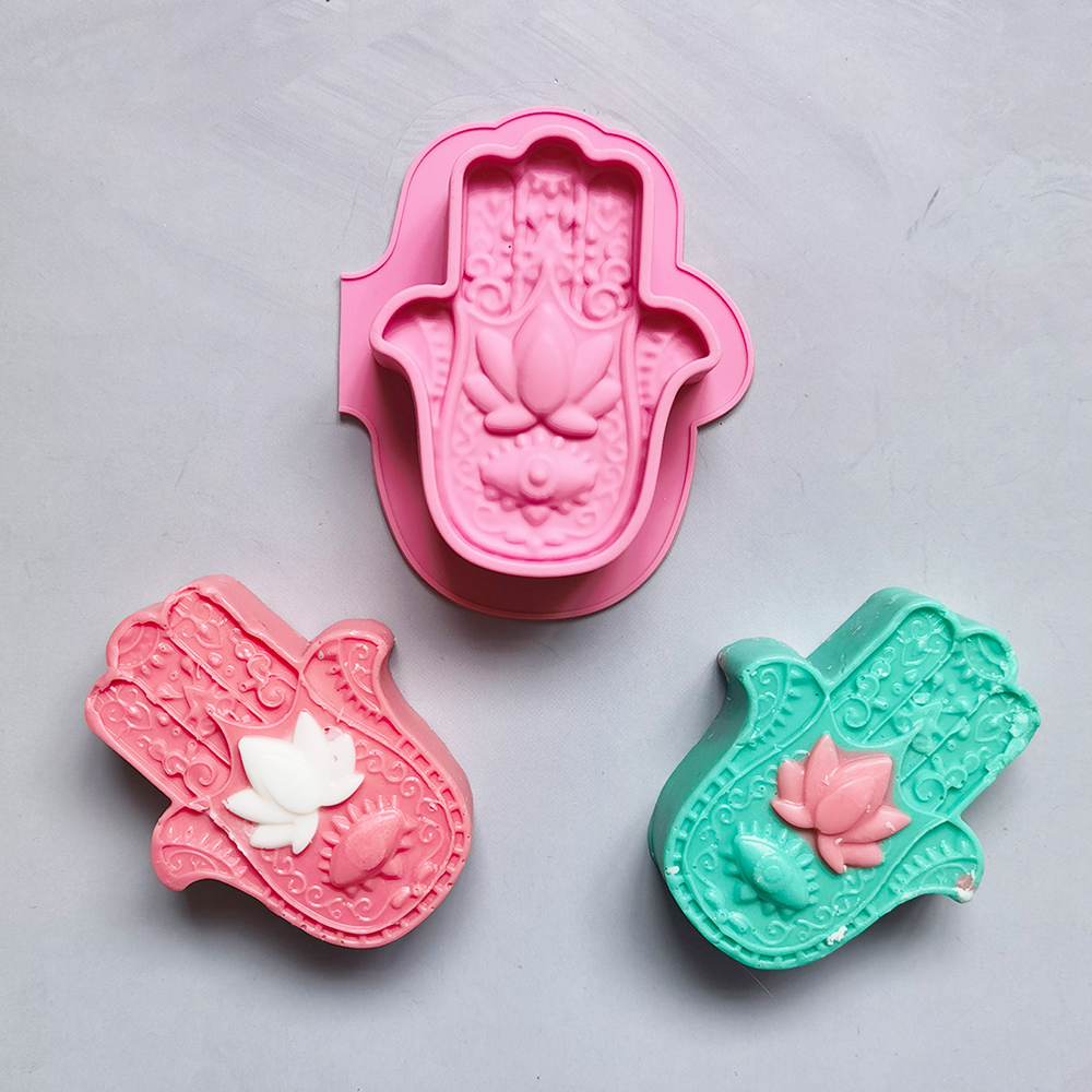 2/4pcs Silicone Soap Molds DIY - مراجعة Candle Making Video وسعره