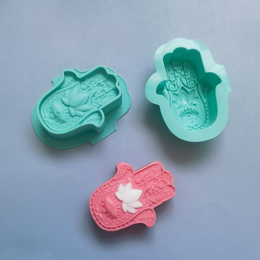 2/4pcs Silicone Soap Molds DIY - مراجعة Candle Making Video وسعره