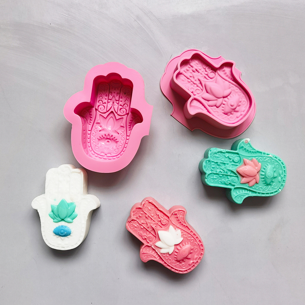 2/4pcs Silicone Soap Molds DIY - مراجعة Candle Making Video وسعره