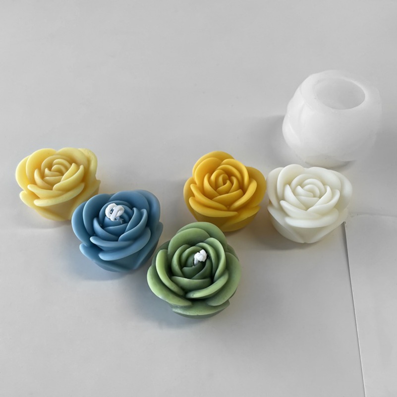 Valentine's Day rose flower si - مراجعة Candle Making Gel Wax وسعره
