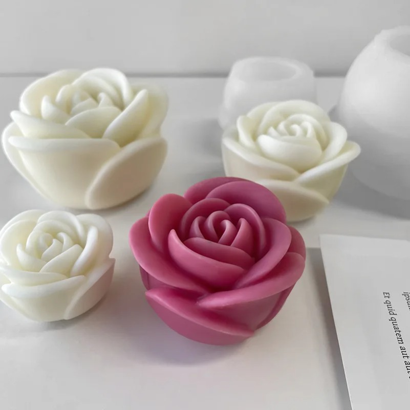 Valentine's Day rose flower si - مراجعة Candle Making Gel Wax وسعره