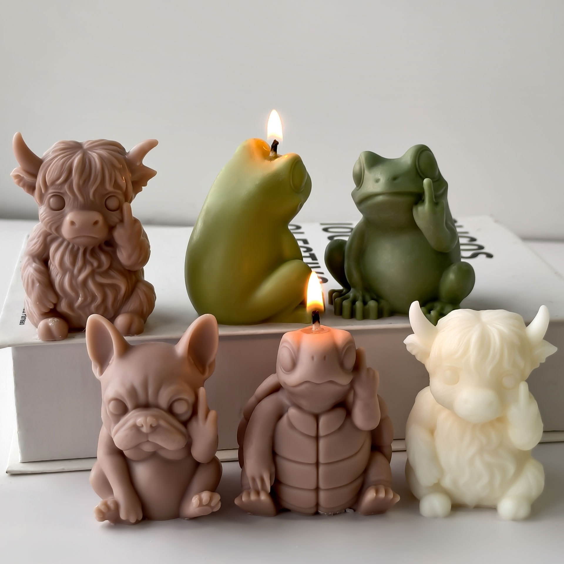 3D Animal Candle Silicone Mold - مراجعة Candle Making Video وسعره