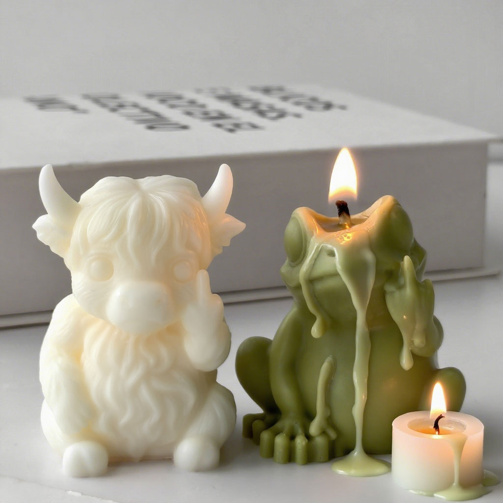 3D Animal Candle Silicone Mold - مراجعة Candle Making Video وسعره