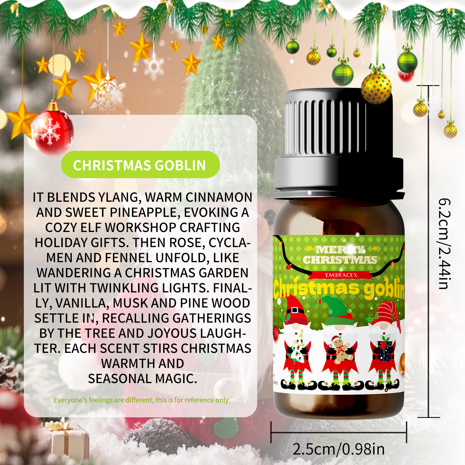 10ml Christmas Goblin Essentia - مراجعة Candle Making Essential Oil وسعره