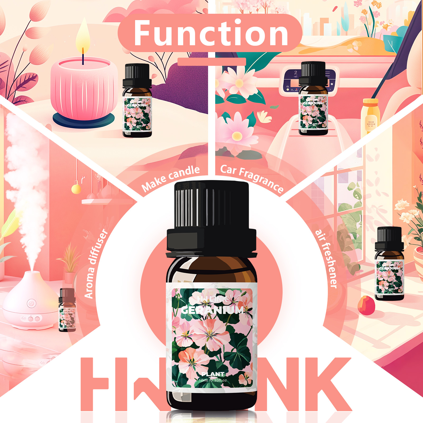 Geranium Essential Oil 10ml 10 - مراجعة Candle Making Essential Oil وسعره