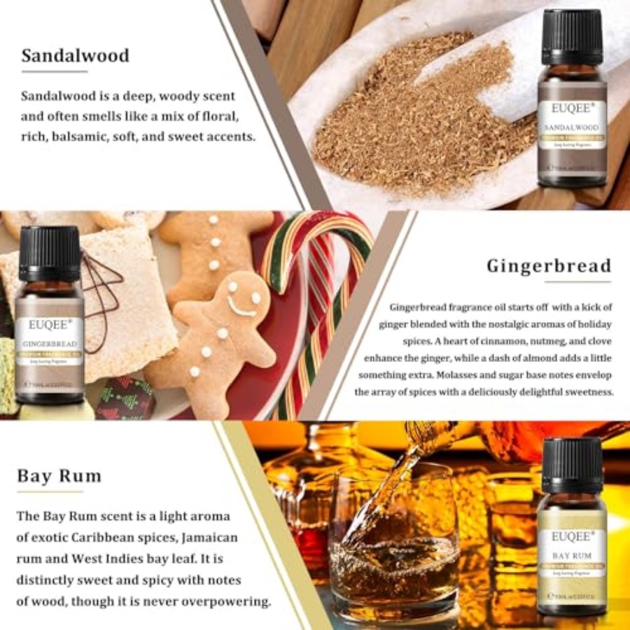EUQEE 6PCS Spice Autumn Fragra - مراجعة Candle Making Fragrances وسعره