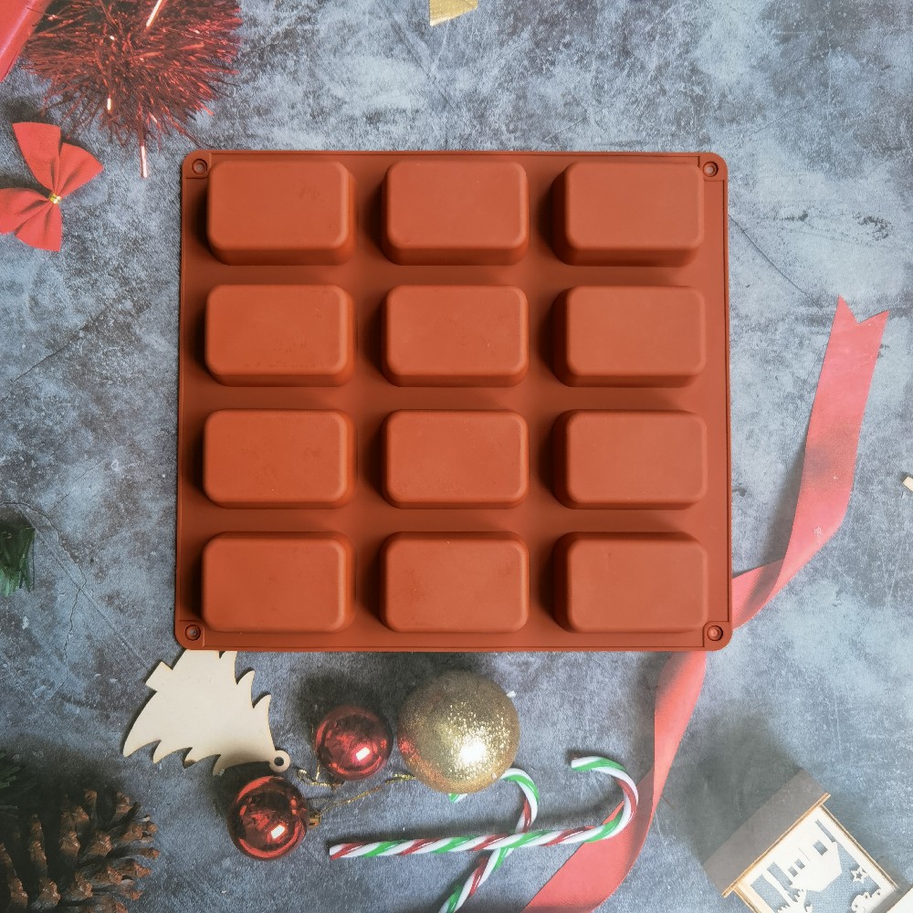 12 Cavity Square Silicone Soap - مراجعة Candle Making Video وسعره