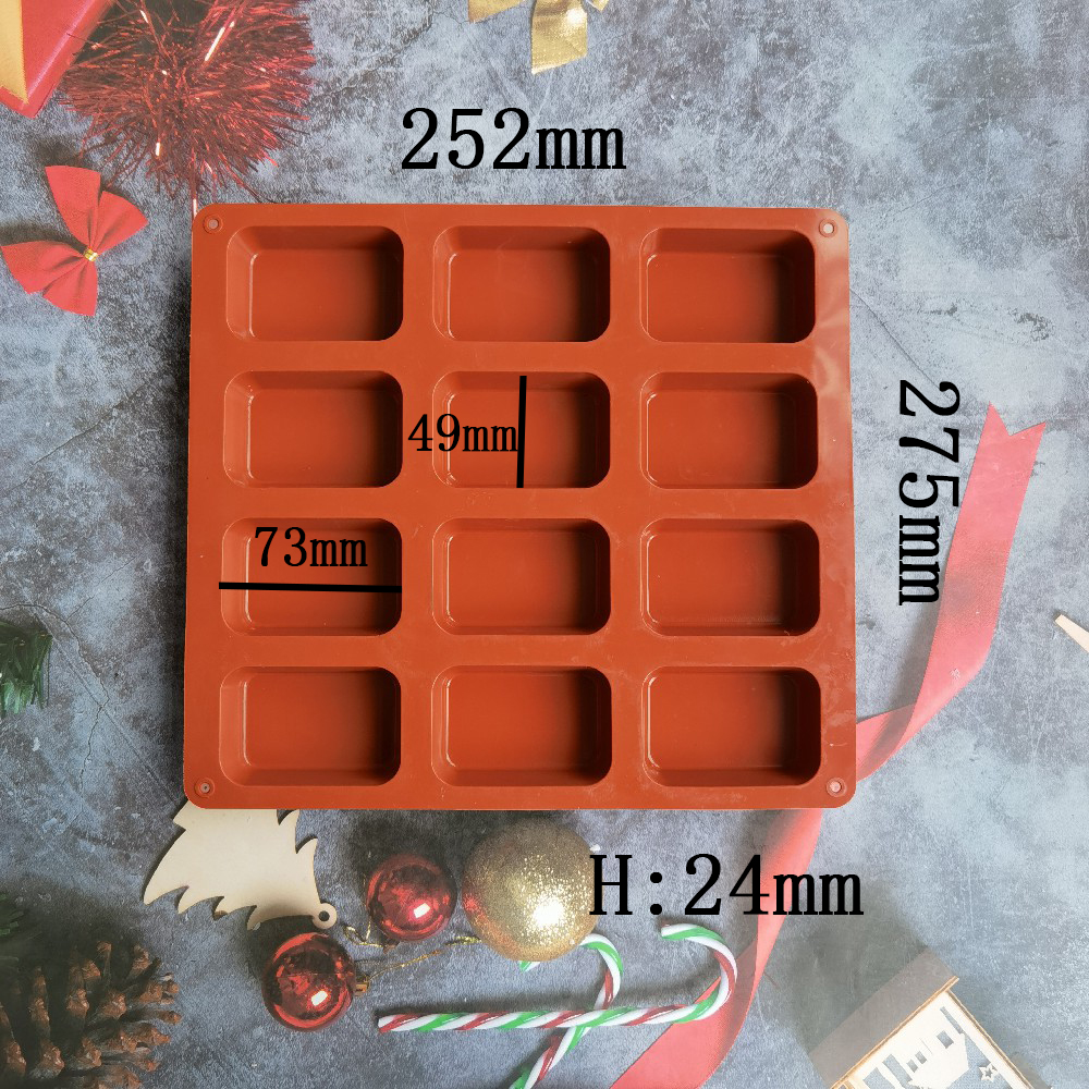 12 Cavity Square Silicone Soap - مراجعة Candle Making Video وسعره