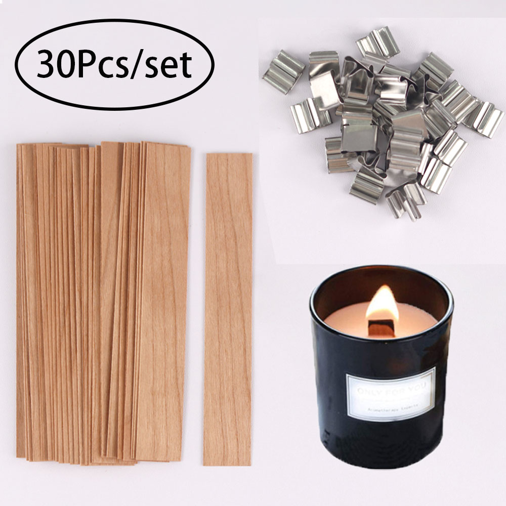 30pcs Wooden Candle Wicks Cand - مراجعة Candle Making Jug وسعره