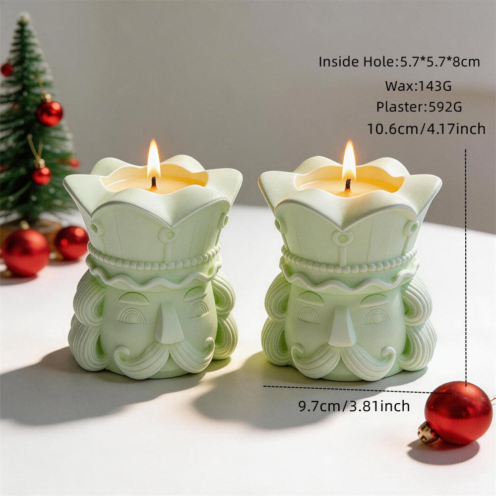 Christmas Nutcracker Statue Ca - مراجعة Candle Making Jug وسعره