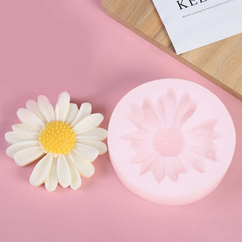 DIY Candle Silicone Mold Daisy - مراجعة Candle Making Video وسعره