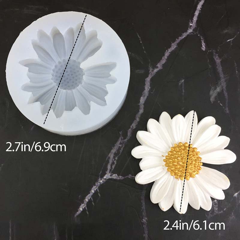 DIY Candle Silicone Mold Daisy - مراجعة Candle Making Video وسعره