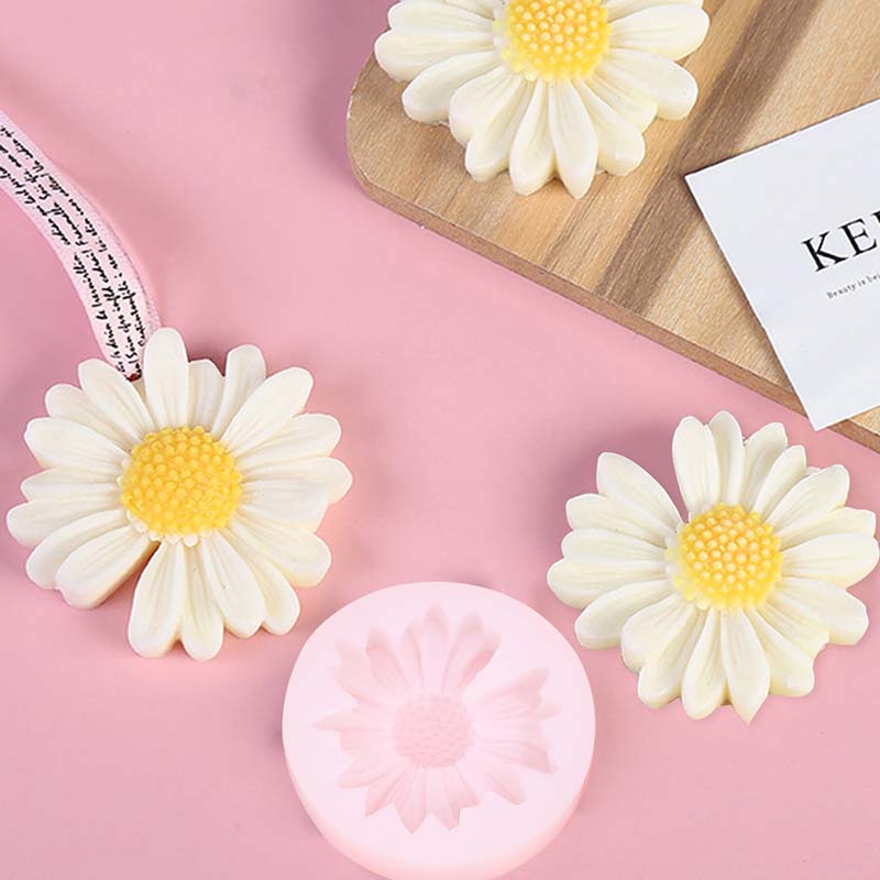 DIY Candle Silicone Mold Daisy - مراجعة Candle Making Video وسعره