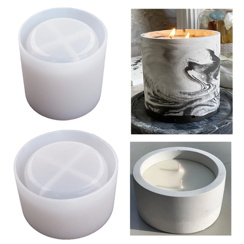 3 Sizes Round Cement Concrete  - مراجعة Candle Making Jug وسعره