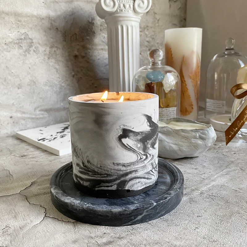 3 Sizes Round Cement Concrete  - مراجعة Candle Making Jug وسعره