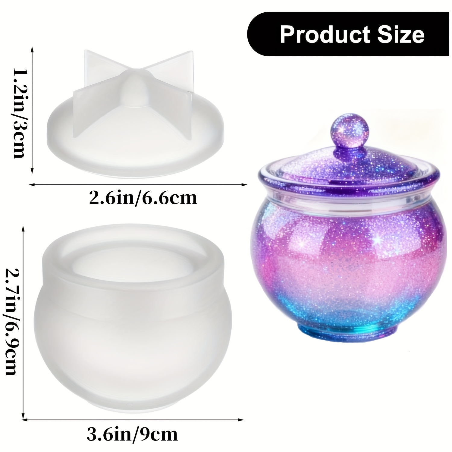 1 set of round resin can molds - مراجعة Candle Making Jug وسعره