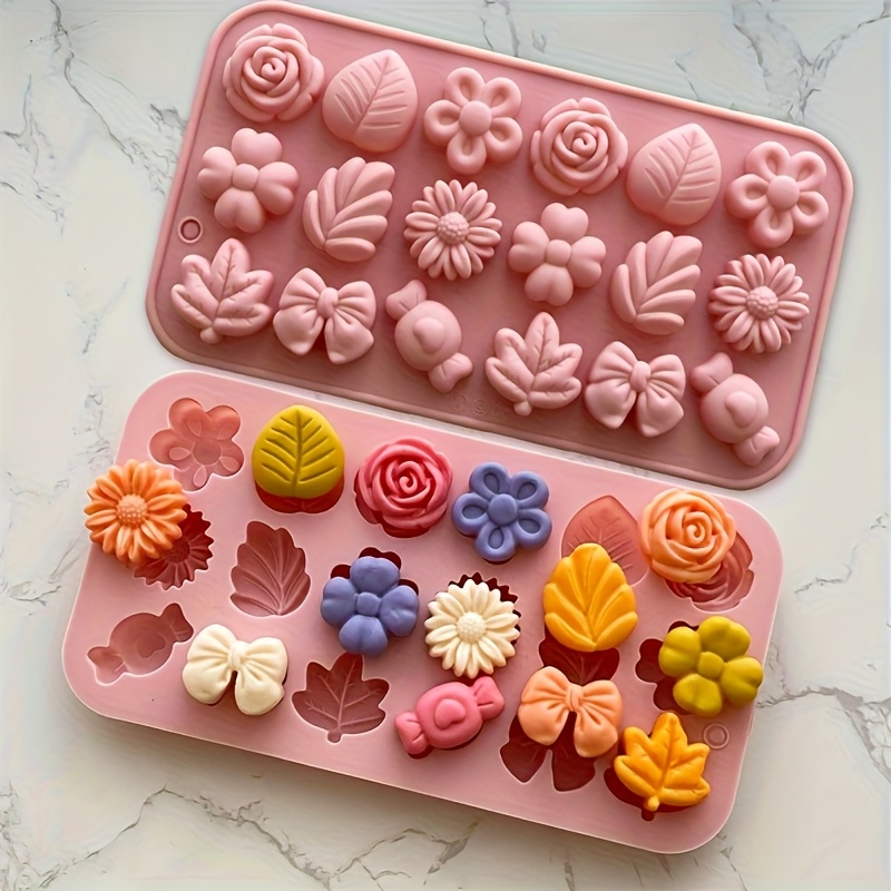 18pcs Silicone Candle Molds -  - مراجعة Candle Making Gel Wax وسعره