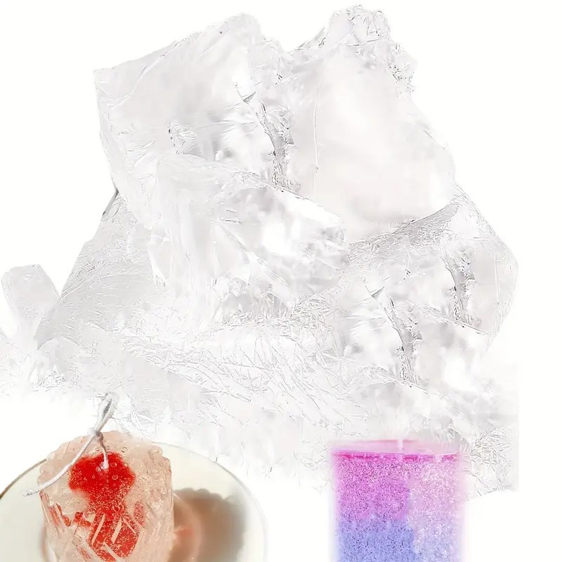 Transparent Crystal Wax, Jelly - مراجعة Candle Making Video وسعره