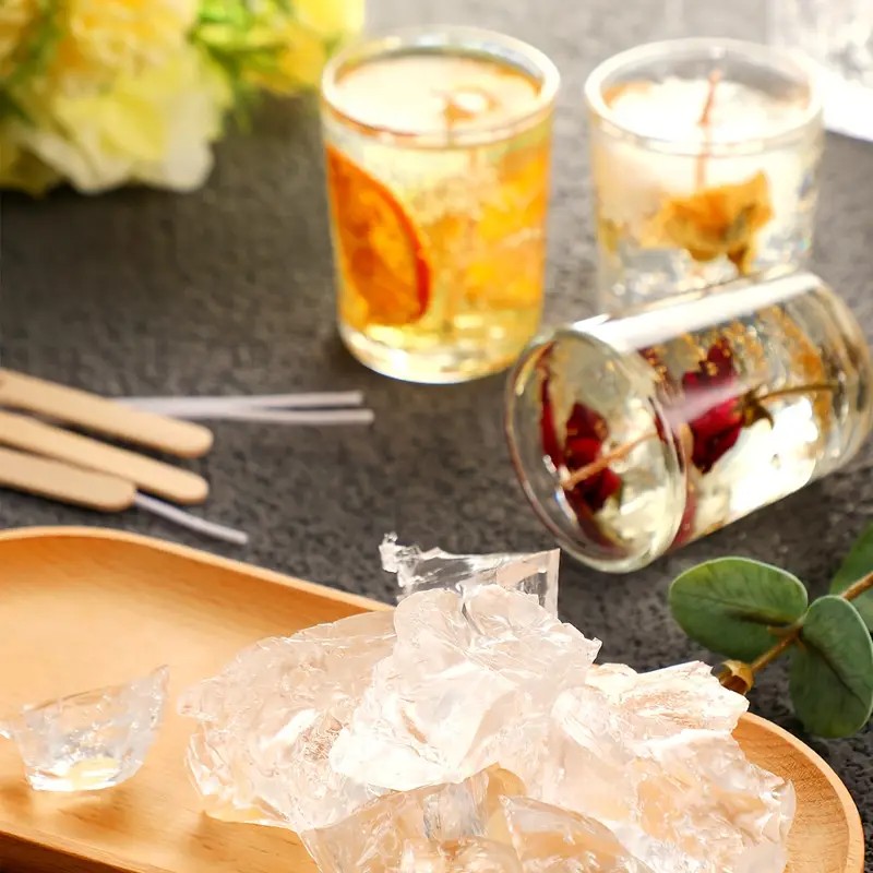 Transparent Crystal Wax, Jelly - مراجعة Candle Making Video وسعره